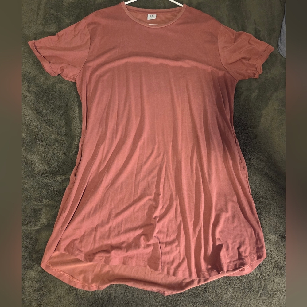 Women's Dusty Pink Little Bipsy Maternity Dress